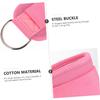 Ankle/Wrist Straps (2pc) for Gym Cable Machine for Men/Women with Velcro Strap and Large Ring for Cable Machine view 2
