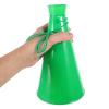 BESPORTBLE Green Plastic Megaphone, Cheer Megaphone Boost School Spirit Diy Cheerleading Megaphone Hearing Horn For Supersbowl Sports Events Parties Match Game Outdoor Activities view 2