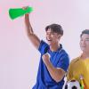 BESPORTBLE Green Plastic Megaphone, Cheer Megaphone Boost School Spirit Diy Cheerleading Megaphone Hearing Horn For Supersbowl Sports Events Parties Match Game Outdoor Activities view 3