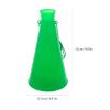 BESPORTBLE Green Plastic Megaphone, Cheer Megaphone Boost School Spirit Diy Cheerleading Megaphone Hearing Horn For Supersbowl Sports Events Parties Match Game Outdoor Activities view 4