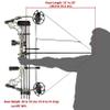 ZSHJGJR Compound Bow Kit,Hunting&Targeting,Compound Bow and Arrow Set,Draw Weight 35-70lbs Adjustable,Draw Length 16-30",up to IBO 320FPS,Package with Archery Hunting Accessories (Forest Camo) view 2
