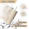 WUQID Silicone Boot Sleeve Compatible with Hydro Flask Travel Tumbler with Handle 32oz&40oz and 12-24oz Hydroflask Bottle & Stanley 20 30 40oz Tumbler, Fit 2.83-2.95in Bottom, Anti-Slip Bottle Cover view 3