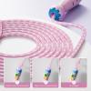 Jump Rope for Kids-Adjustable Cotton Braided Skipping Rope with Wooden Handle for Toddler Fitness Workout Exercise Outdoor Activity view 4