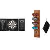Viper Hideaway Cabinet & Steel-Tip Dartboard Ready-to-Play Bundle & Viper Dart Caddy Solid Wood Wall Mounted Dart Holder/Stand view 1