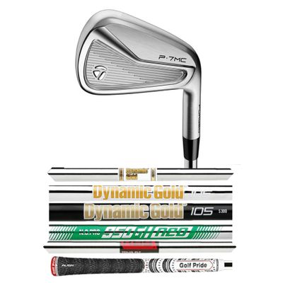 Build a Custom TaylorMade P7MC Iron or Wedge (#4, KBS Tour FLT Stiff), Silver