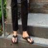 DIEGO MENS WATER FRIENDLY EVA STRAP ON MOLDED TEXTURE BED SANDAL, BLACK, 11 M US view 2