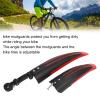 Gavigain Bike Fenders,Front Rear Mudguard Thickened Widened Mud Guard Adjustable Bike Fenders Mud Guard Set for Road Mountain Bike (Red) view 2
