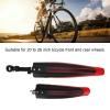 Gavigain Bike Fenders,Front Rear Mudguard Thickened Widened Mud Guard Adjustable Bike Fenders Mud Guard Set for Road Mountain Bike (Red) view 4