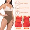 ACPLK Thong Shapewear Tummy Control Underwear for Women Butt Lifter Panties Seamless High Waist Body Shaper Brown view 2