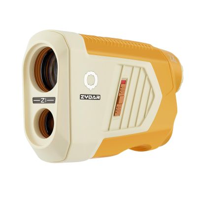 ZYDAR Z1 Golf Laser Rangefinder with Slope,7X Magnification,Ultra HD Red OLED Display,Flag Lock with Pulse,1300 Yards Range,Magnetic Grip, Aspherical Glass,Golf Gift for Women, Yellow