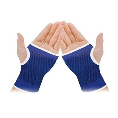 tooloflife Joint Wrap Support Brace Set, Nylon Blue Fitness Protective Gear, Relieve Joint Pain, for Golf, Volleyball, Weightlifting, Skiing(Palm Support)