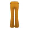 Flare Fold Over Yoga Pants for Women Tummy Control Cotton Leggings Y2k Low Rise Wide Leg Sweatpants Workout Gym Flared Leggings Bell Bottoms Cute Stretch Skinny Flare Pants Teen Girls Y2k Clothes view 4