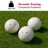 Amber Fight Gear Precision Performance 2kg/4.40lb Iron Shot Put Versatile Training and Competition Excellence with Sturdy Cast Iron Build and Durable Polyurethane Coating White view 4