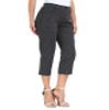 MoFiz Women's Capri Pants for Summer - Houndstooth Pull-On Stretch Straight Leg, Golf Yoga & Business Casual Dressy Work Office Cropped Pants with Pockets XL view 3