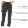 MoFiz Women's Capri Pants for Summer - Houndstooth Pull-On Stretch Straight Leg, Golf Yoga & Business Casual Dressy Work Office Cropped Pants with Pockets XL view 4