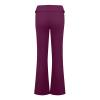 Flare Fold Over Yoga Pants for Women Tummy Control Cotton Leggings Y2k Low Rise Wide Leg Sweatpants Workout Gym Flared Leggings Bell Bottoms Cute Stretch Skinny Flare Pants Teen Girls Y2k Clothes view 4