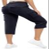 Rdruko Women's Cargo Capris Pants Lightweight Quick Dry Hiking Summer Casual Travel Pants with Pockets,Navy, US XXL view 3
