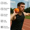 Amber Fight Gear Precision Performance 4.5kg/9.92lb Iron Shot Put Versatile Training and Competition Excellence with Sturdy Cast Iron Build and Durable Polyurethane Coating Orange view 2