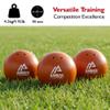 Amber Fight Gear Precision Performance 4.5kg/9.92lb Iron Shot Put Versatile Training and Competition Excellence with Sturdy Cast Iron Build and Durable Polyurethane Coating Orange view 3