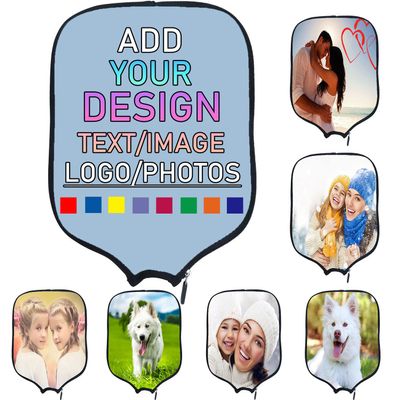 Customized Padded Pickleballs Protection Custom Pickleballs Paddles Cover Personalized Cover Paddles Case Rackets Cover Holder Sleeve Case Protector, Fits Most Paddles, Rackets, 8.6x11.8 in, Wathet