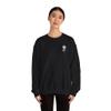 Rugged Rose: Men's Classic Crewneck with Floral Touch XL/Black view 4