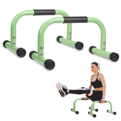 AmazeFan Parallettes Bars, Push Up Bars Strength Training For Handstands, Full Planche & Dips, Calisthenic, Gymnastic, [16.6x10x10in] Push Up Stands Handle for Floor Workouts Calisthenics Equipment