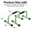 AmazeFan Parallettes Bars, Push Up Bars Strength Training For Handstands, Full Planche & Dips, Calisthenic, Gymnastic, [16.6x10x10in] Push Up Stands Handle for Floor Workouts Calisthenics Equipment view 2
