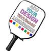 Customized Padded Pickleballs Protection Custom Pickleballs Paddle Cover Add Your Design Photo Text Logo, Fits Most Pickleballs Paddles, 8.6x11.8 Inches, White view 3