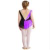 YOOJOO Girls' Sleeveless Ice Skating Dress Shiny Rhinestone Rhythmic Gymnastics Leotard Competition Figure Skating Costume G2210Purple 6 Years view 4