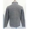 Men's Slim Knitted Button Sweater Solid Color Cardigan Plus Size Tops Casual Fashion Sweatshirt with Pockets (Medium,Grey) view 3