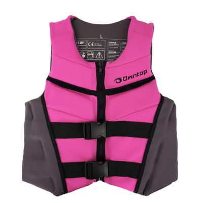Owntop Swim Jacket Youth 50-90 lbs, Neoprene Swim Vest Kids, Lightweight, Quick-Dry, Buckles Zipper, Kayak, Swimming Training, Boating, Watersports (Fuchsia, M)