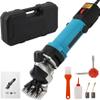 Sheep Shears 690W, Professional Electric Sheep Clippers, Farm Livestock Grooming Kit, 6 Speed Heavy Duty Electric Shears for Thick Coat Animals (13 Teeth Straight Edge) (Color : Blue) view 1