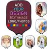 Custom Pickle Ball Paddles Cover with Your Image Photo Text or Logo, Personalized Paddles Covers Sleeves, Fits Most Rackets, 8.6 x 11.8 inch, Vermilion view 1