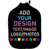 Custom Pickle Ball Paddles Protection Personalized Pickle Balls Racquet Cover with Your Design Photo Logo Text, Fits Most Rackets, Great Gifts to Family/Friend/Lovers, 8.6x11.8 Inches, Black view 2