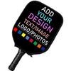 Custom Pickle Ball Paddles Protection Personalized Pickle Balls Racquet Cover with Your Design Photo Logo Text, Fits Most Rackets, Great Gifts to Family/Friend/Lovers, 8.6x11.8 Inches, Black view 3