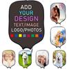Custom Pickleballs Paddle Cover, Personalized Racquets Cover, Customized Rackets Add Your Photo Text Logo, Fits Most Paddles, 8.6x11.8 Inch, Taupe view 1