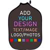 Custom Pickleballs Paddle Cover, Personalized Racquets Cover, Customized Rackets Add Your Photo Text Logo, Fits Most Paddles, 8.6x11.8 Inch, Taupe view 2