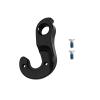 Micro Traders Bike Tail Hook 315464 Rear Derailleur Hanger Rear Wheel Mechanical Shift Hook Aluminum Alloy Ear Derailleur Mech Hanger Compatible with Trek Bike, 9mm, Black view 1