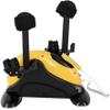 Electric Under Desk Bike Mini Portable Pedal Cycle Exercise Bike Arm and Leg Cycle Exerciser Bike with LCD Display Cycling Trainer Without Resistance ( Color : Yellow with Stand ) view 2