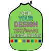 Custom Pickle Ball Paddles Cover with Your Image Photo Text or Logo, Personalized Paddles Covers Sleeves, Fits Most Rackets, 8.6 x 11.8 inch, Fluorescent Green view 2
