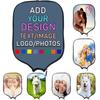 Custom Padded Pickleballs Paddle Cover with Personalized Image Text Pictures or Logo, Neoprene Cover Paddle Case Rackets Cover, Fits Most Paddle, 8.6x11.8 Inches, Dusty Blue view 1