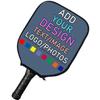 Custom Padded Pickleballs Paddle Cover with Personalized Image Text Pictures or Logo, Neoprene Cover Paddle Case Rackets Cover, Fits Most Paddle, 8.6x11.8 Inches, Dusty Blue view 3