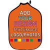 Custom Pickleballs Paddles Cover, Personalized with Photo Logo Text or Name Rackets Protective Covers, Fits Most Paddles Customized Pickleballs Paddle Cover or Rackets, 8.6 x11.8 Inch, Orange view 2