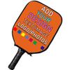 Custom Pickleballs Paddles Cover, Personalized with Photo Logo Text or Name Rackets Protective Covers, Fits Most Paddles Customized Pickleballs Paddle Cover or Rackets, 8.6 x11.8 Inch, Orange view 3