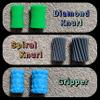 * (Set of 2) Thumb Barrel Button Knobs * Fits Carter Nock 2 It UVB Releases (Spiral Knurl, OD Green) view 2