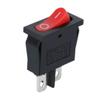 (10pcs) Boat Switch KCD1-110 2-pin 2-Speed Power Rocker Boat Switch 250/125V 10/6A Power Push Button Switch (Red) view 1