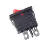 (10pcs) Boat Switch KCD1-110 2-pin 2-Speed Power Rocker Boat Switch 250/125V 10/6A Power Push Button Switch (Red) view 2