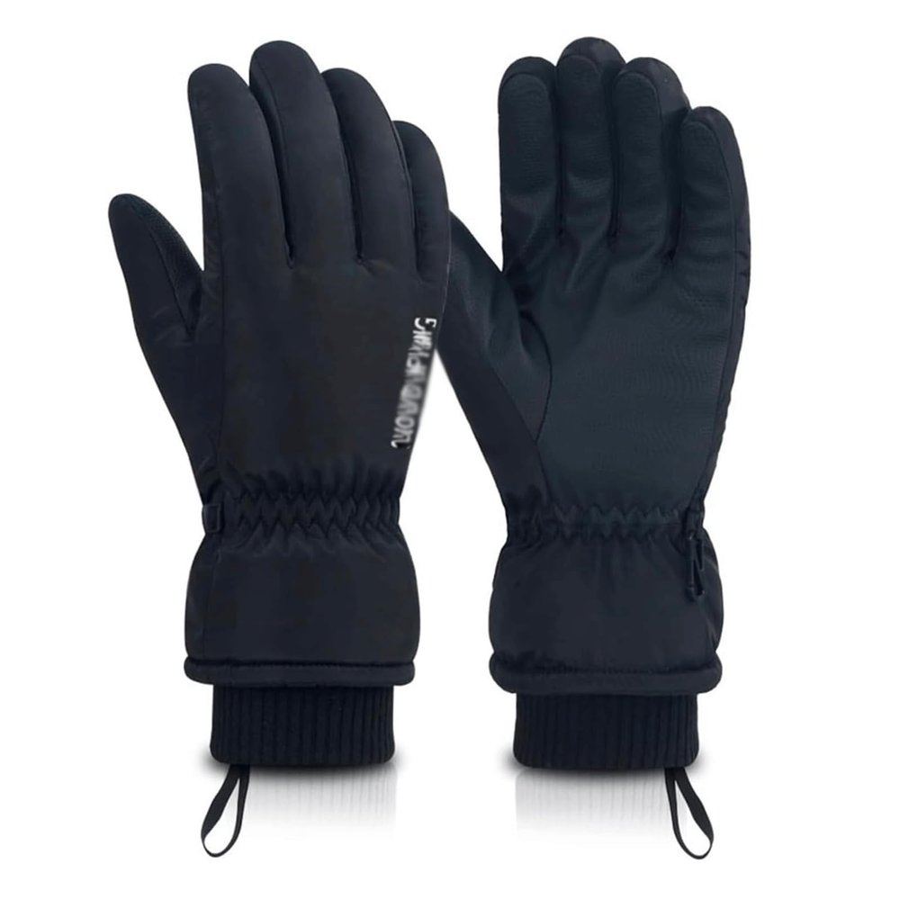 BKEKM Winter Gloves Non-Slip Ski Gloves Couple Cycling Gloves Thickened Thermal Glove 1 Pair for Men Women Outdoor Warm Gloves