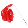 CLENEA 4M Colorful Gym Ribbons Dance Ribbon Rhythmic Art Gymnastics Ballet Streamer Twirling Rod Rainbow Stick Training (Color : Red, Size : 4m)