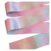 CLENEA Flashing Star Gym Ribbons Dance Ribbon Rhythmic Art Gymnastics Ballet Streamer Twirling Rod Rainbow Stick Training view 3
